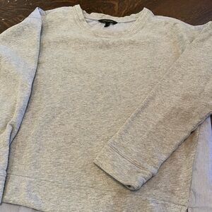 Banana Republic Light Gray and Blue Striped Shirt